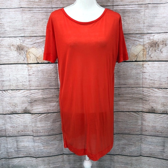 By Malene Birger Red Swim Coverup with Relaxed Silhouette - Picture 4 of 10